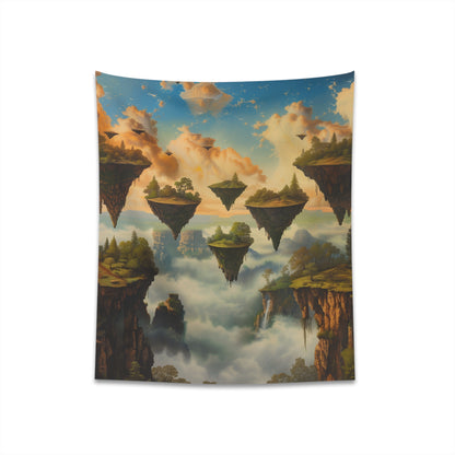 Surreal Tapestry - Dreamscapes Floating Islands - High-Quality Comfort & Style - Perfect Gift - 34" x 40" or 57" x 57" - BenCPrints