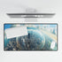 Glass City Hovering Above Earth — XL & XXL Desk Mat — Product Detail View 5