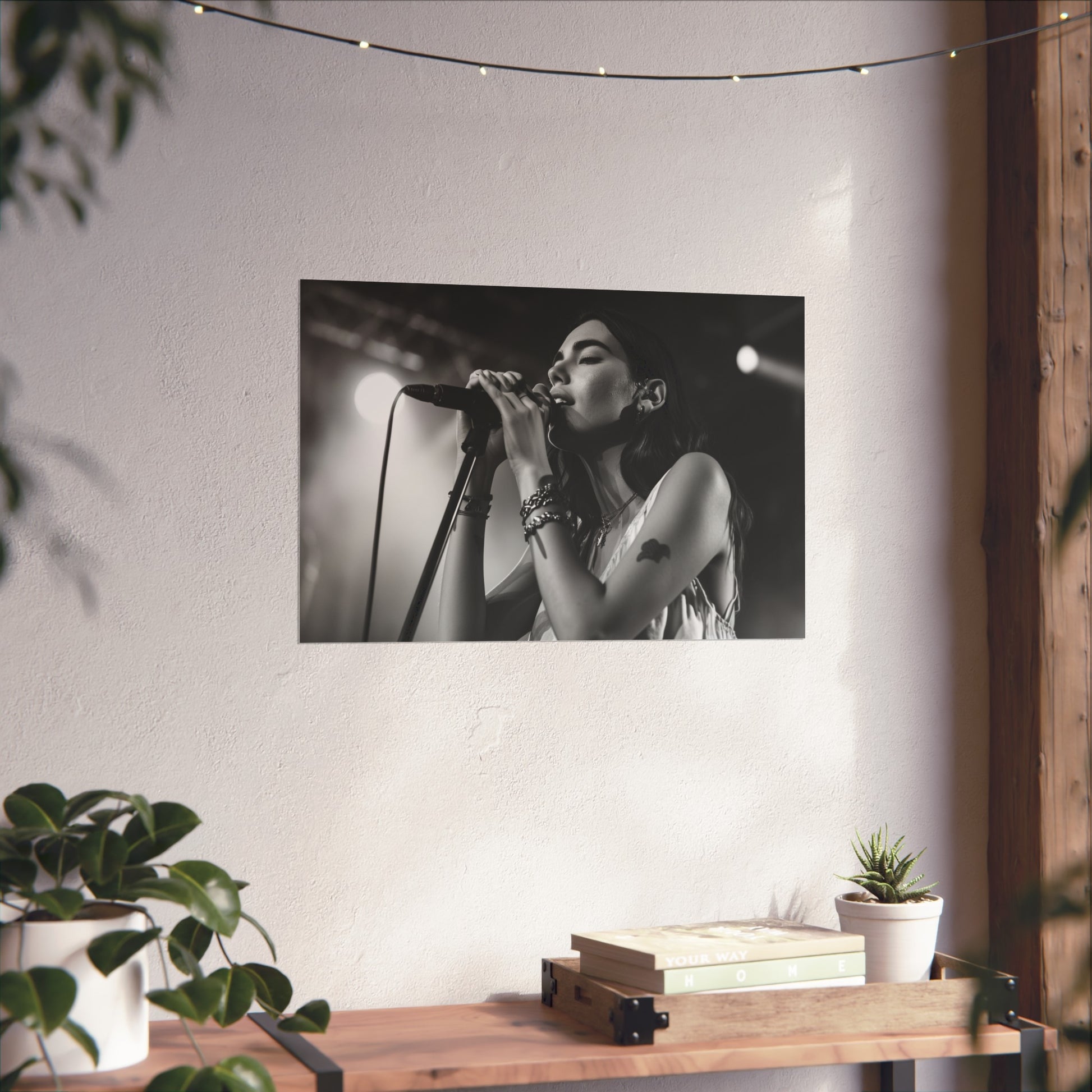 and undeniable stage presence of this global pop icon. Adorn your walls with this evocative tribute to one of the most influential artists of our time