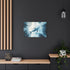 Glass Whale Swimming Through Skyscrapers — Canvas Wall Art — Product Detail View 8