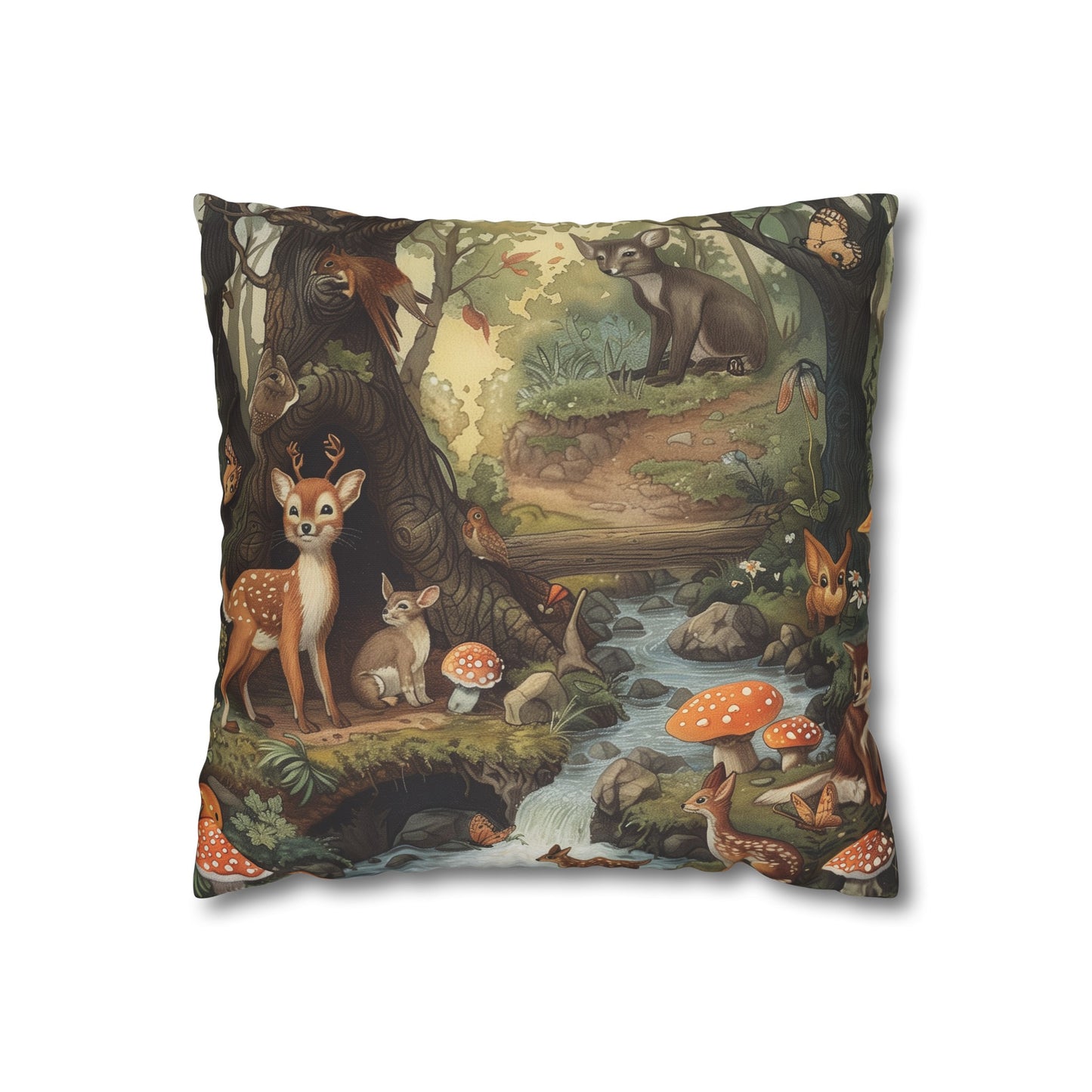 Forest Friends Pillowcase | Pillow Cases | All Over Print, AOP, Bed, Bedding, Home & Living, Indoor, Pillow Case, Pillow Covers, Pillows & Covers, Sublimation | Prints with Passion