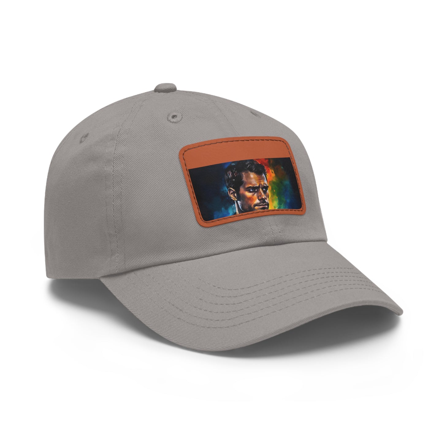 Neon Dreams: Henry Cavill Watercolor Snapback Cap