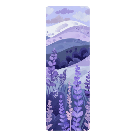 Lavender Fields Yoga Mat