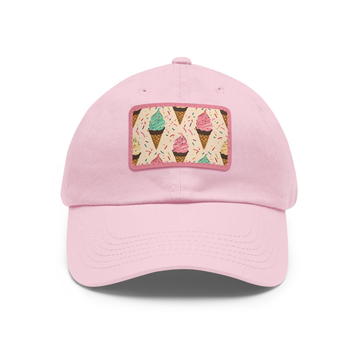 Sweet Treats Cap: Seamless Cone with Sprinkles Design