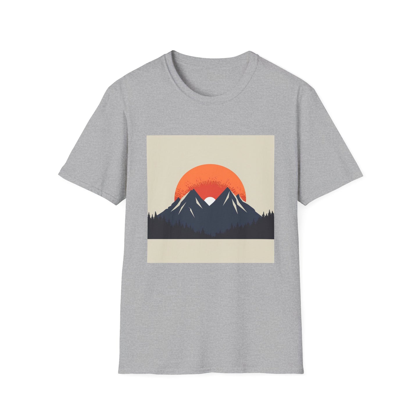 Peaks of Dawn: A Minimalist Sunrise