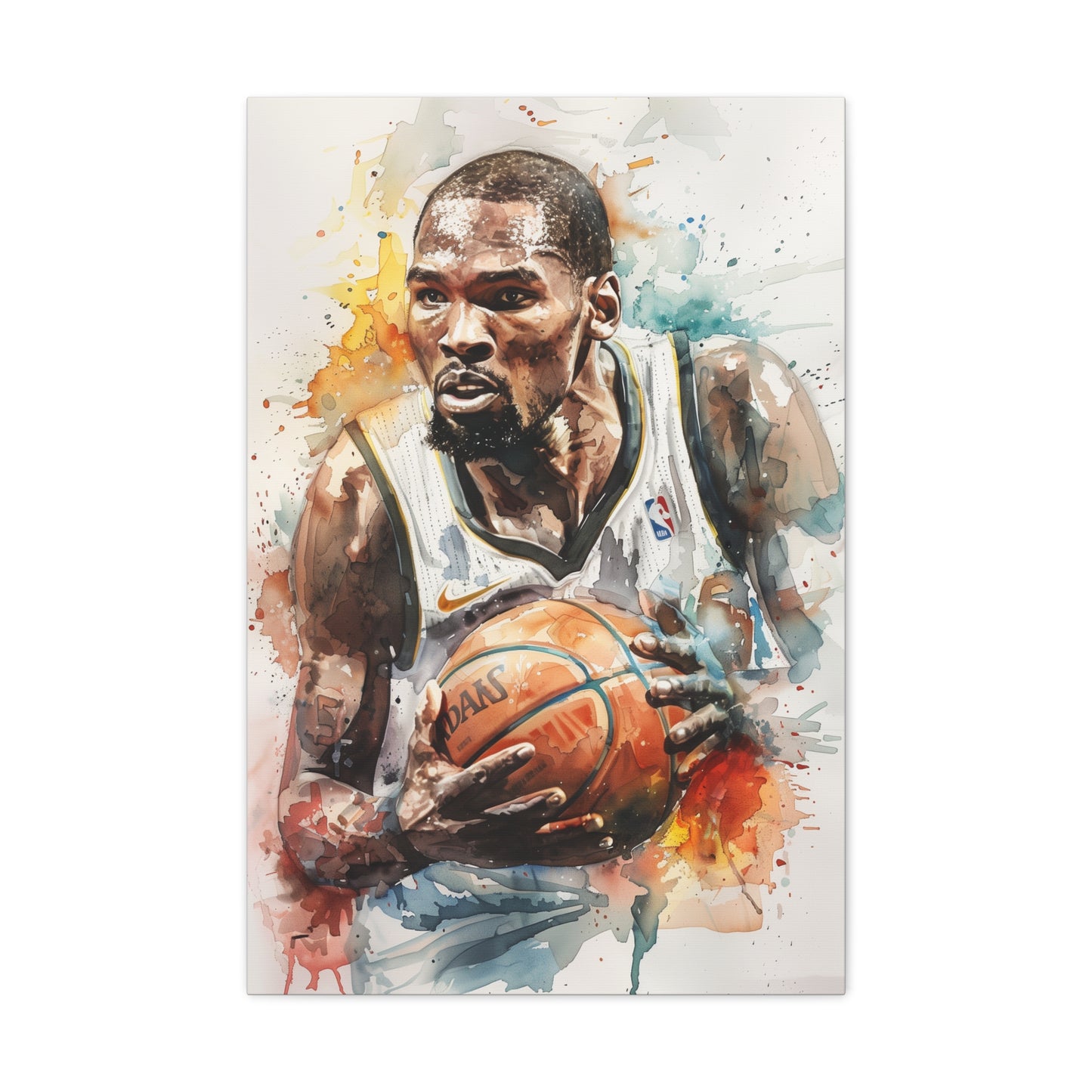 Canvas: Nike KD  Watercolor Masterpiece | Canvas | Art & Wall Decor, Canvas, Fall Picks, Hanging Hardware, Home & Living, Indoor, Top Spring Products, Valentine's Day promotion | Prints with Passion