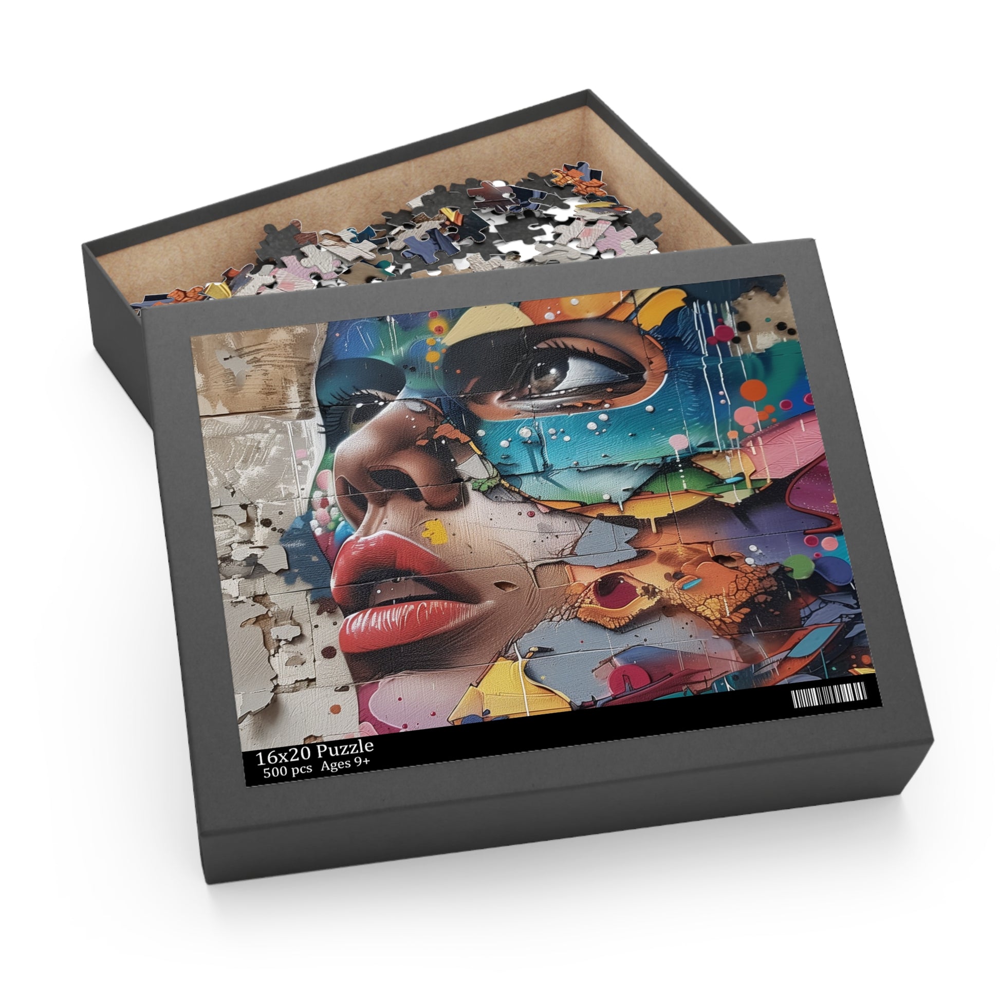 "Urban Art Graffiti Jigsaw Puzzle - Vibrant street art with bold colors and intricate designs for immersive fun"