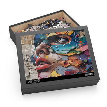 "Urban Art Graffiti Jigsaw Puzzle - Vibrant street art with bold colors and intricate designs for immersive fun"