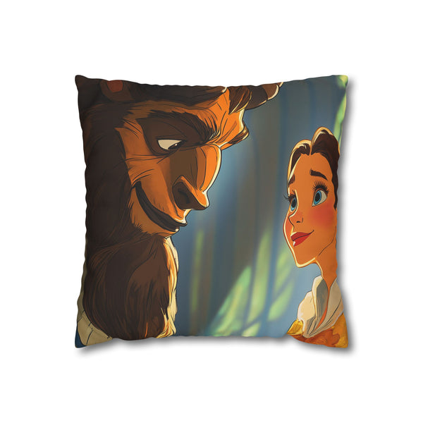 Beauty And Double-Sided Square Cushion Cover