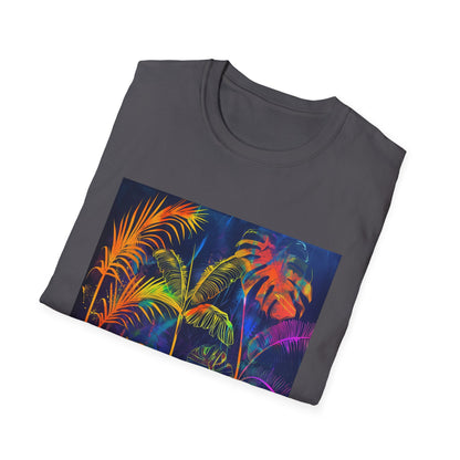 Neon Oasis: A Tropical Paradise