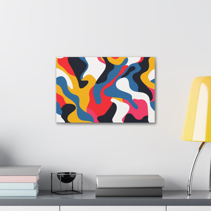 Vibrant Abstract Pattern Canvas