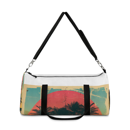 Retro Sunset Duffel Bag