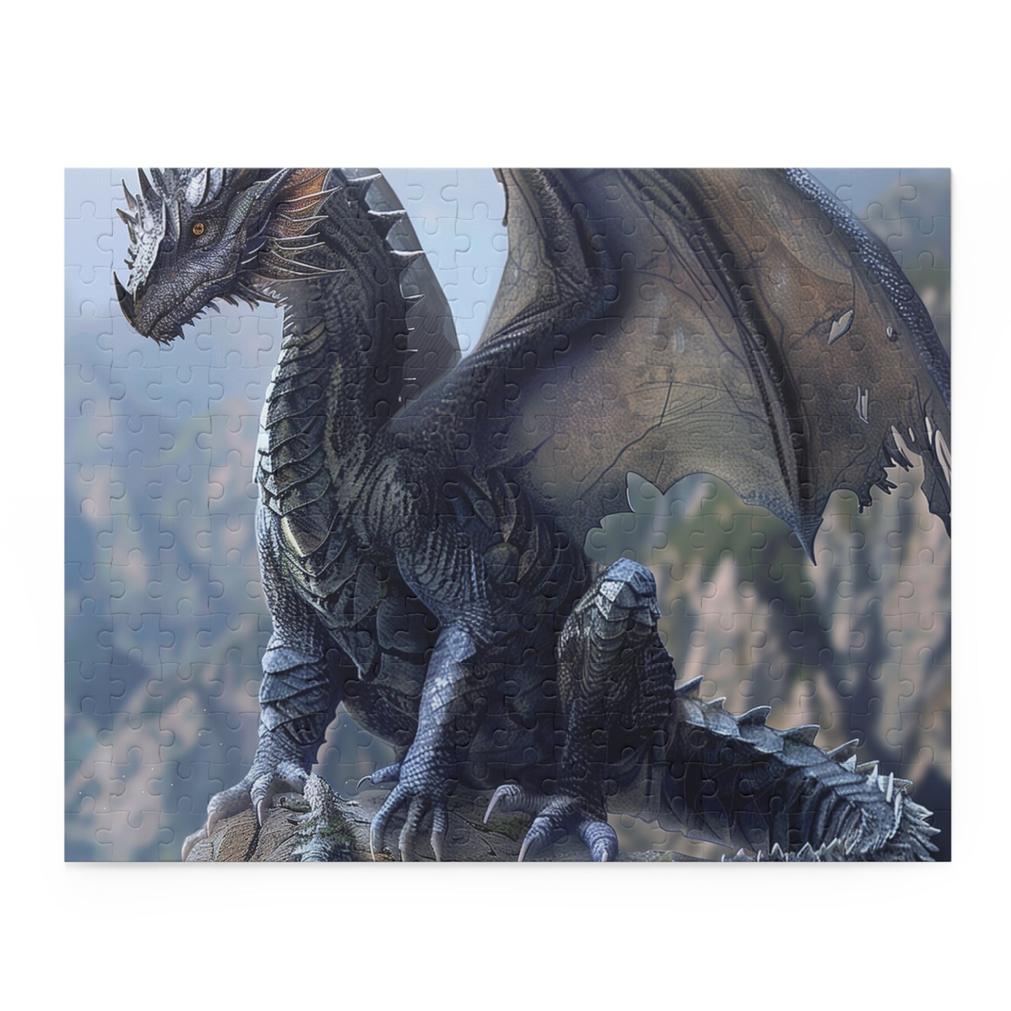 "500-piece Dragon Fantasy jigsaw puzzle - perfect for fantasy lovers & dragon enthusiasts"