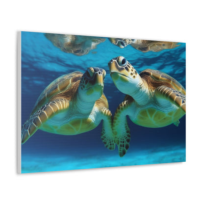 Turtle Paradise Canvas Print