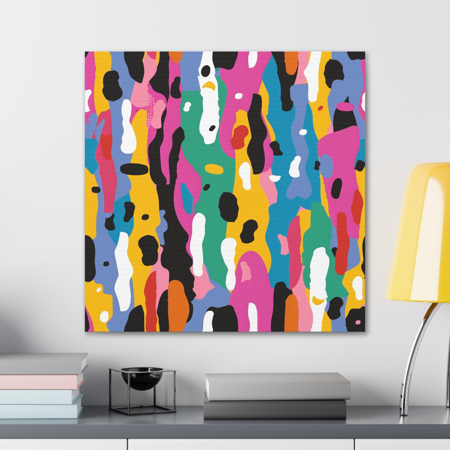 Vibrant Abstract Canvas Art