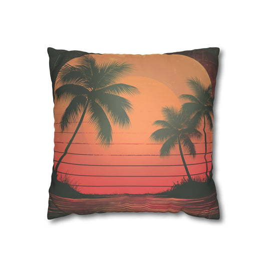 Palm Trees & Sunset Dreams Pillowcase | Pillow Cases | All Over Print, AOP, Bed, Bedding, Home & Living, Indoor, Pillow Case, Pillow Covers, Pillows & Covers, Sublimation | Prints with Passion