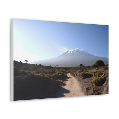 Sunny Mount Kilimanjaro Canvas Print