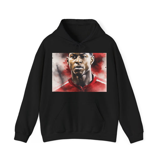 Marcus Rashford FunKo Pop Watercolor Hoodie | Hoodies | DTG, Hoodies, Men's Clothing, Regular fit, Unisex, Women's Clothing | Prints with Passion