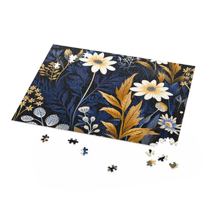 Wildflower Pattern Jigsaw Puzzle