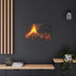 Volcano Erupting into Music Notes — Canvas Wall Art — Product Detail View 8