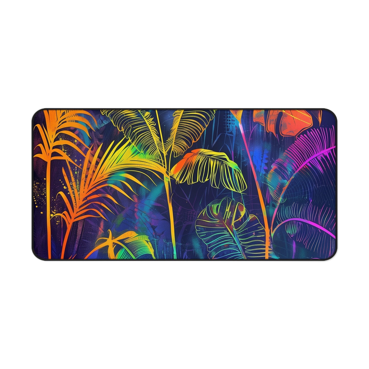 Neon Jungle Desk Mat: Elevate Your Workspace