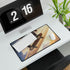 Skateboarder Riding on Rings of Saturn — XL & XXL Desk Mat — Product Detail View 7