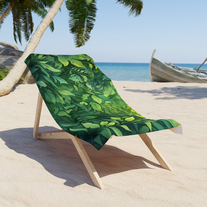 Tolkien summer foliage beach towel