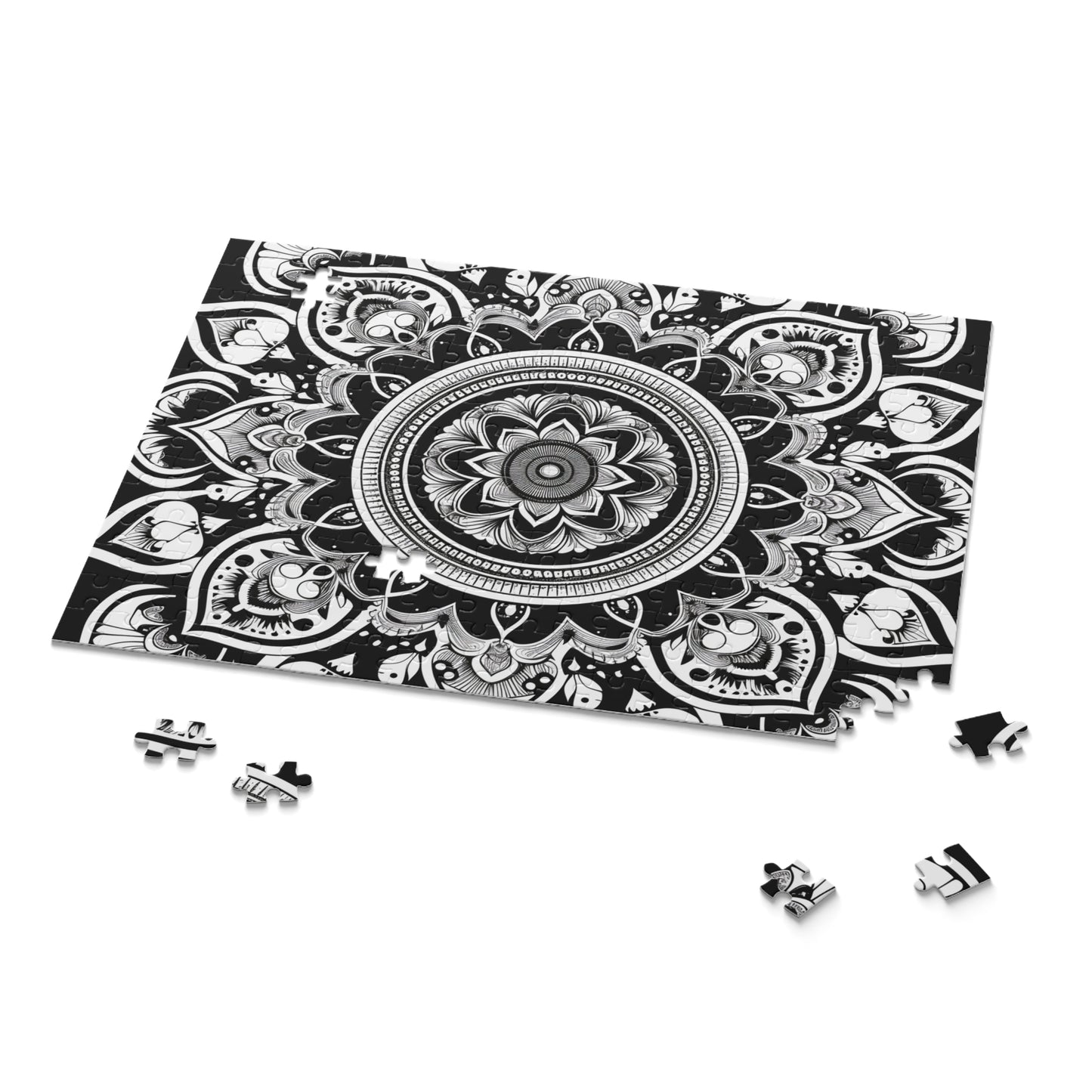 "Zen Mandala Jigsaw Puzzle for Relaxation and Focus"