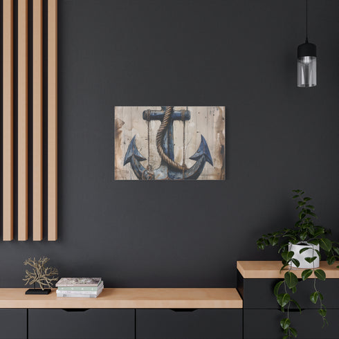 Nautical Anchor and Rope — Canvas Wall Art — Product Detail View 8