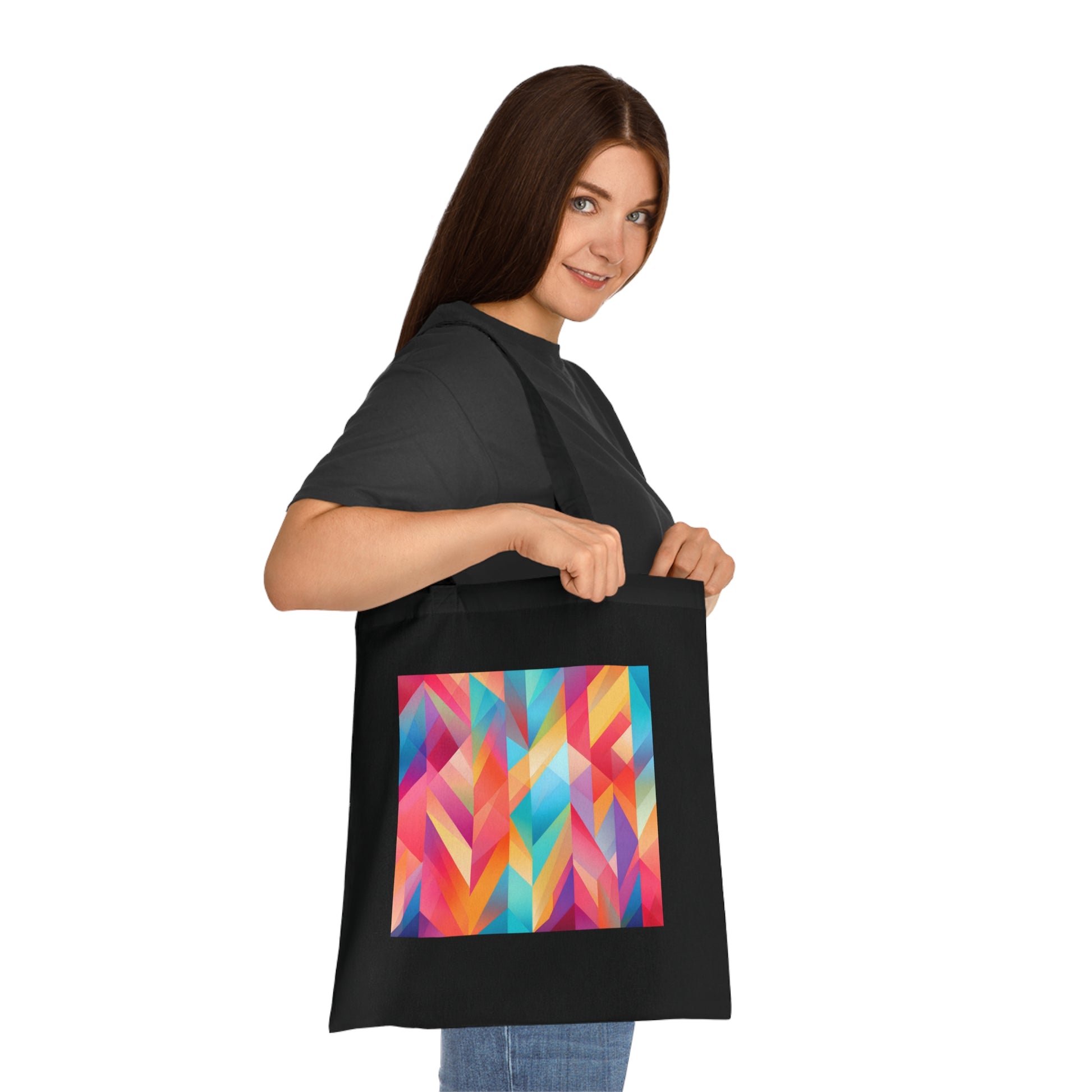 Summer Geo Tote Bag | Tote Bag | Accessories, Bags, Cotton, DTG, Totes | Prints with Passion