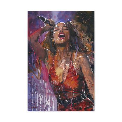 Beyoncé Watercolor Canvas: Queen Bey in Watercolor | Canvas | Art & Wall Decor, Canvas, Fall Picks, Hanging Hardware, Home & Living, Indoor, Top Spring Products, Valentine's Day promotion | Prints with Passion