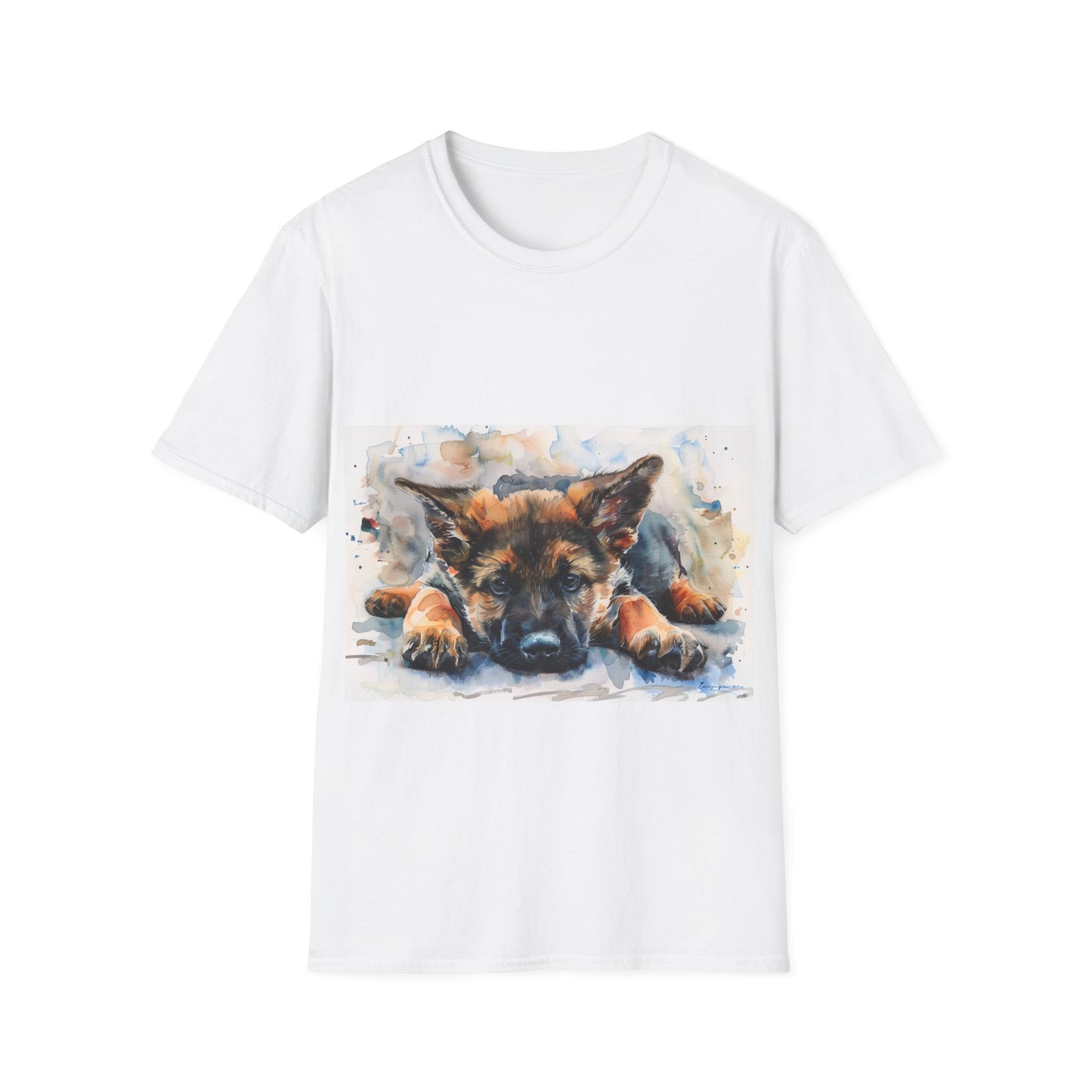 Adorable German Shepherd Puppy Tee