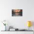 Central Park Snow Sunset — Canvas Wall Art — Kiln-Dried Pine Frame & Ready-to-Hang Back View