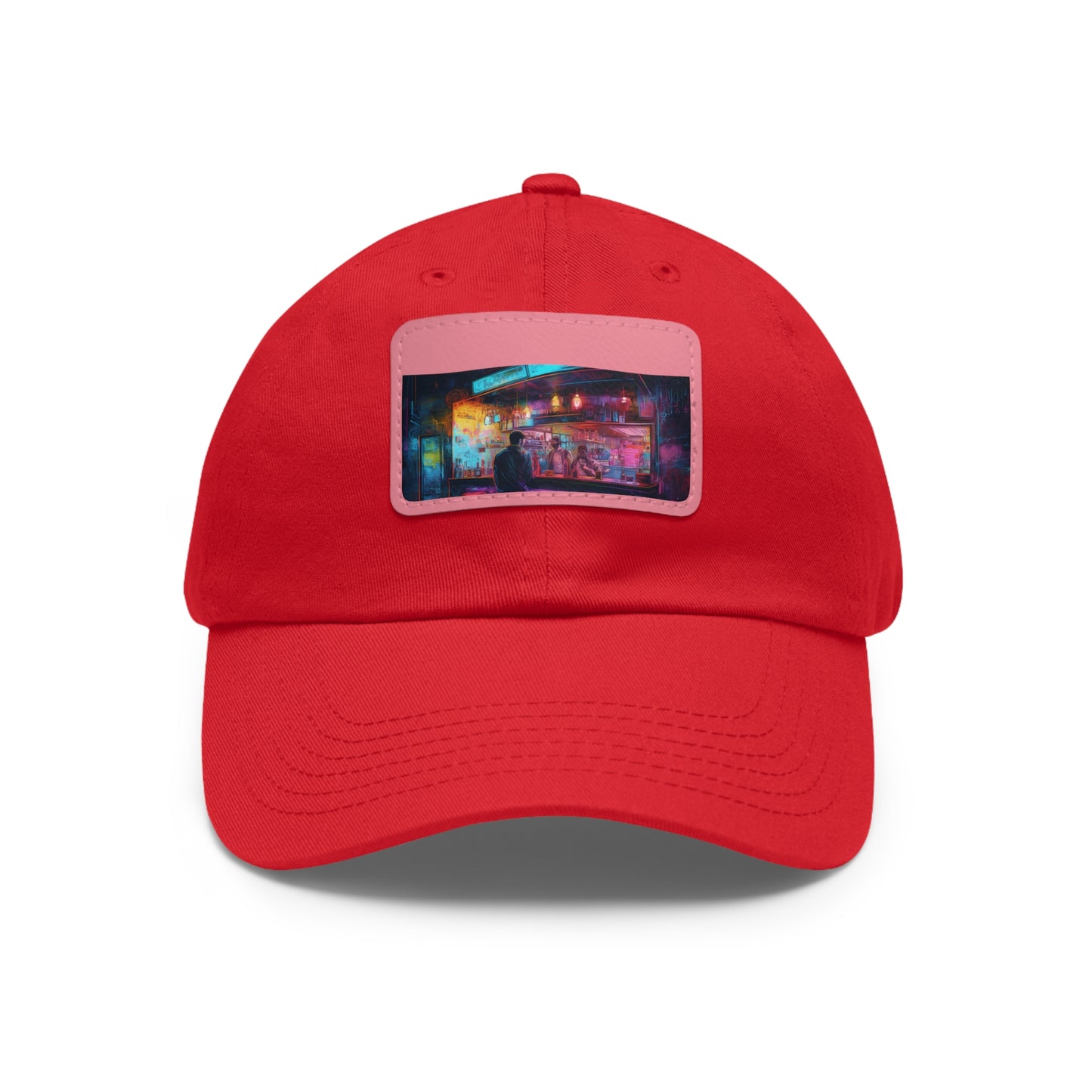 Neon Watercolor Splash Baseball Cap