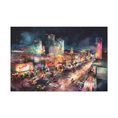 Vegas Strip Canvas Art | Canvas | Art & Wall Decor, Canvas, Fall Picks, Hanging Hardware, Home & Living, Indoor, Top Spring Products, Valentine's Day promotion | Prints with Passion