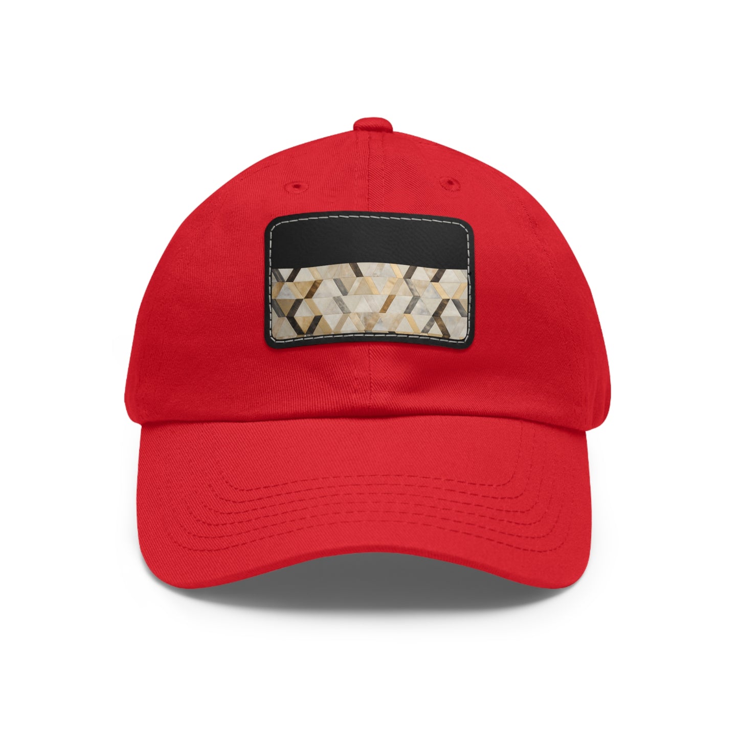 Golden Cream Kilim Chic Baseball Cap