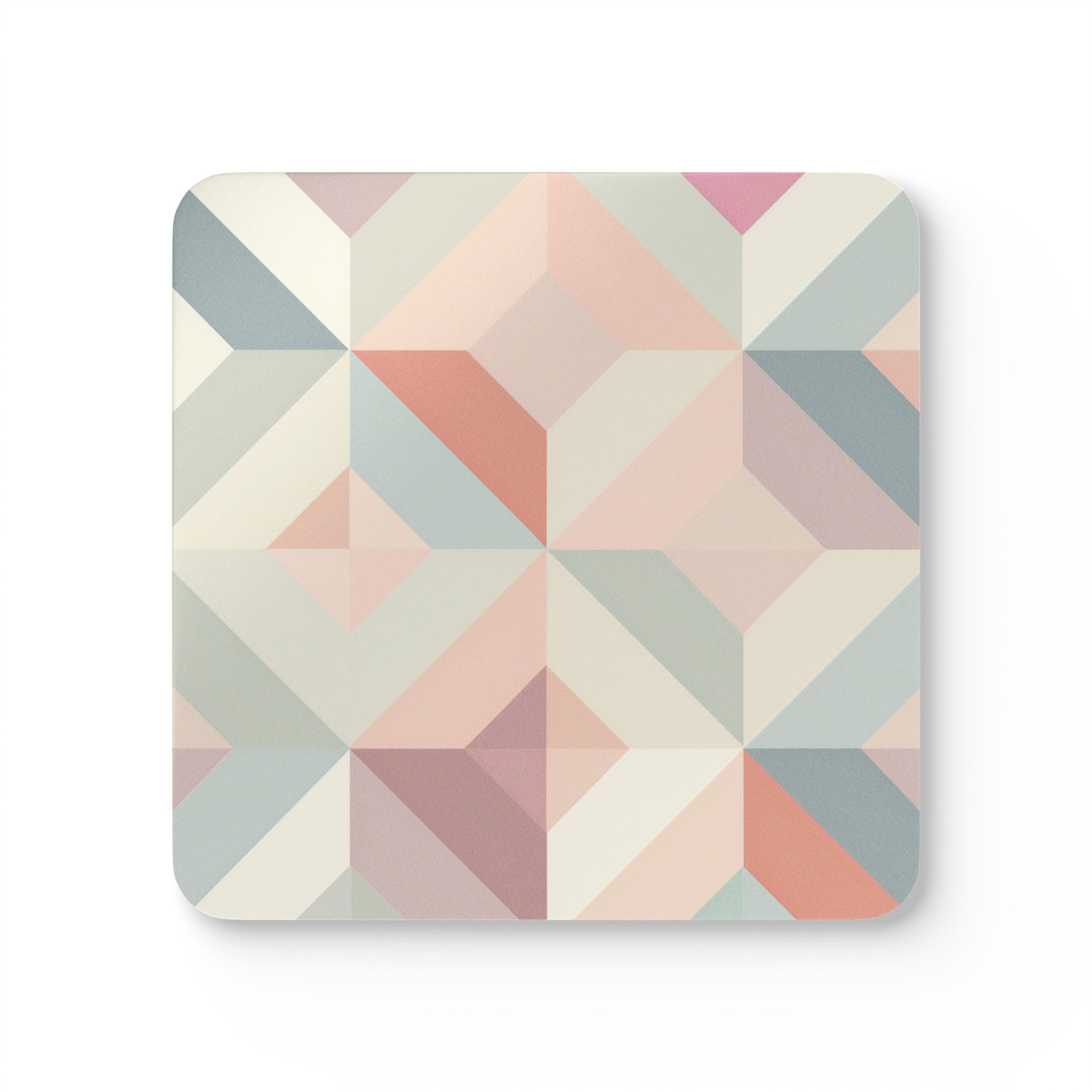 Chic Pastel Geo Coaster Set: Elevate Your Home Decor! | Home Decor | Accessories, Coasters, Desk, Kitchen, Kitchen Accessories, Sublimation, Summer Picks | Prints with Passion