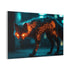 Cyber Fox with Glowing Circuitry — Canvas Wall Art — Product Detail View 6