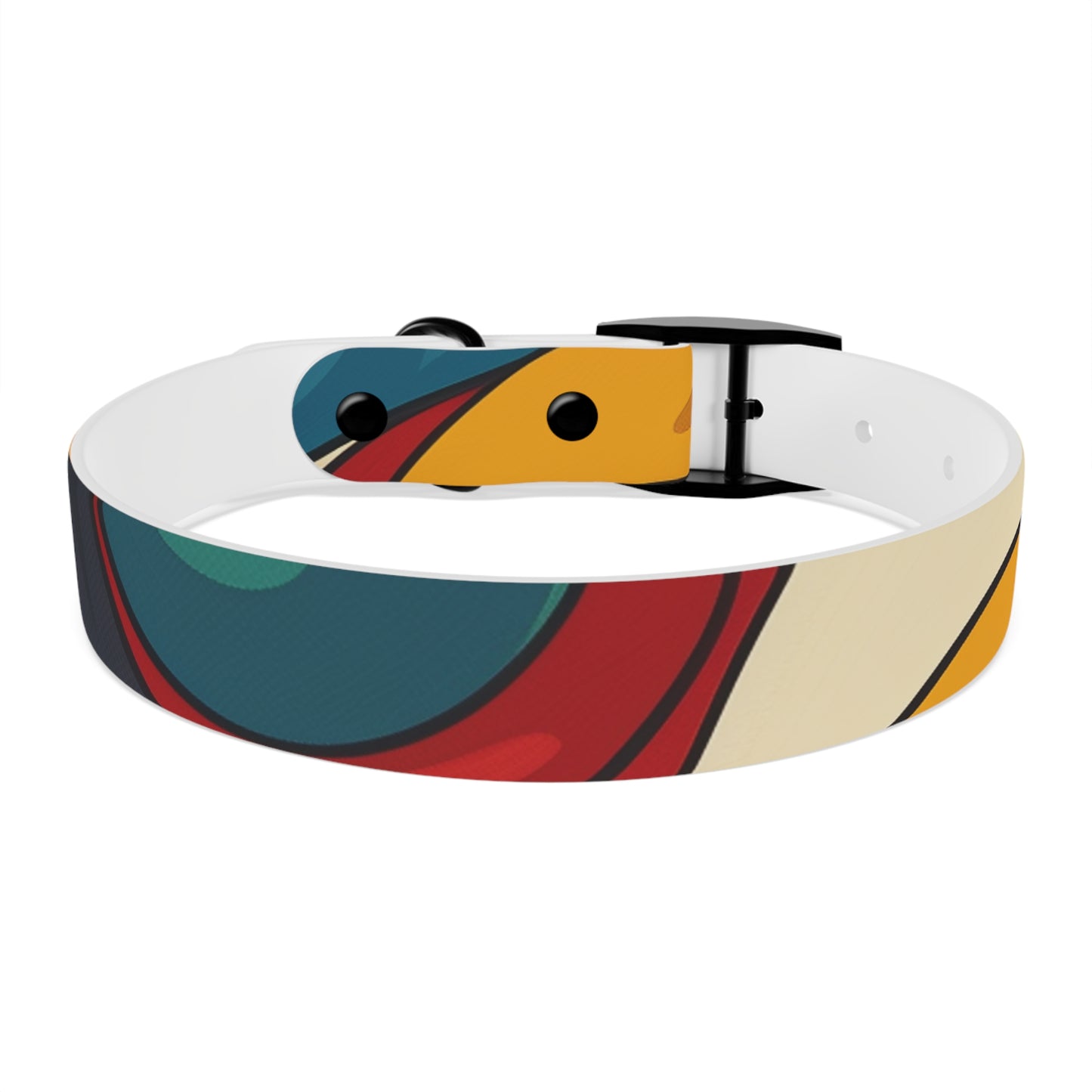 Retro Waves Dog Collar: Vibrant & Stylish