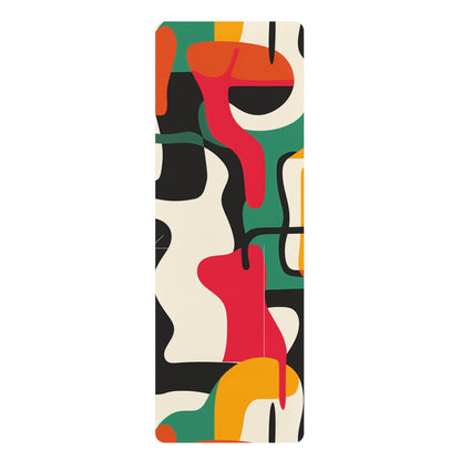 Vibrant Abstract Yoga Mat