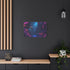Neon Lit Jungle with Glowing Fauna — Canvas Wall Art — Product Detail View 8