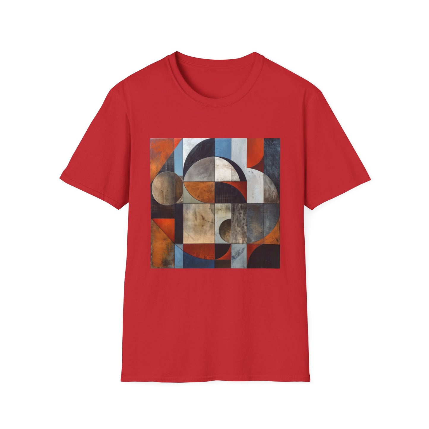 Abstract Shirt: Geometric Symphony: Interwoven Worlds T-Shirt