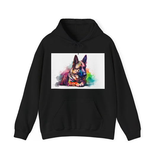 Royal Canin German Shepherd Puppy Watercolor Hoodie | Hoodies | DTG, Hoodies, Men's Clothing, Regular fit, Unisex, Women's Clothing | Prints with Passion