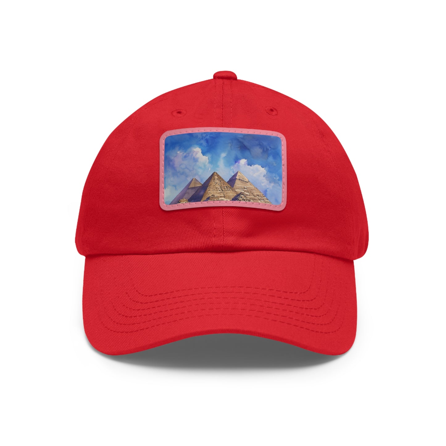 Pyramid Dreams: Egyptian Pyramids Watercolor Baseball Cap