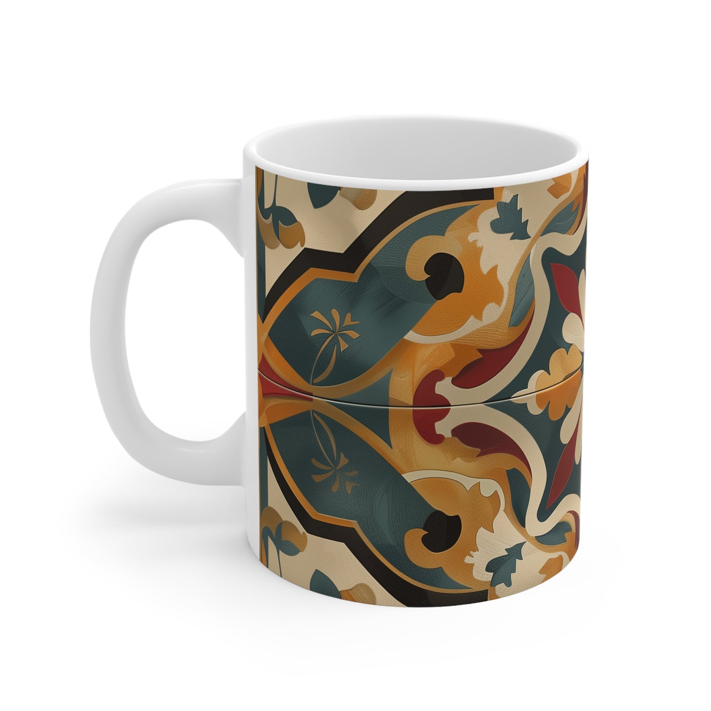 Tile-inspired Coffee Mug Masterpiece