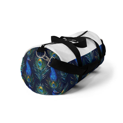 Peacock Feather Blue Duffel