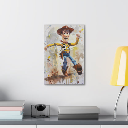 Woody Canvas Print : Toy Story There's a Snake in My Boot!