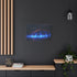 Bioluminescent Fox Walking Through Swamp — Canvas Wall Art — Product Detail View 8