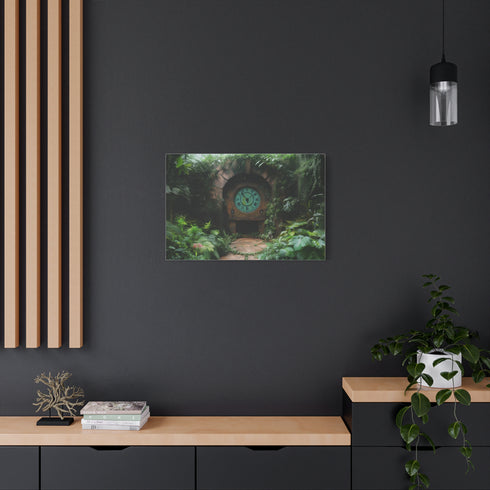 Time Machine Hidden in a Jungle — Canvas Wall Art — Product Detail View 8