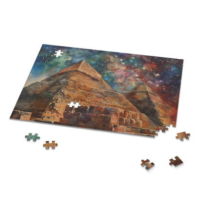 Egyptian Pyramids Watercolor Jigsaw Puzzle